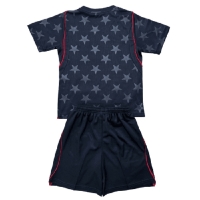 Camiseta Estados Unidos Segunda Equipación Replica Mundial 2026 para niños mangas cortas (+ Pantalones cortos)